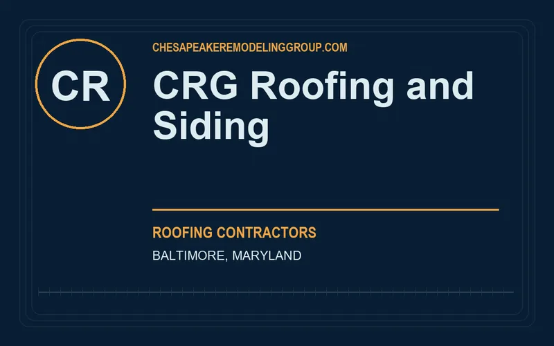 CRG Roofing and Siding in Baltimore, Maryland