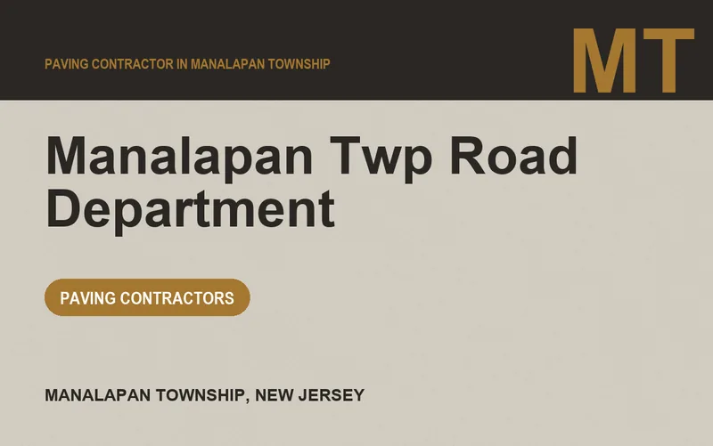 Manalapan Twp Road Department in Manalapan Township, New Jersey