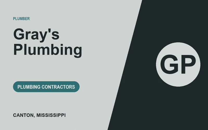 Gray's Plumbing in Canton, Mississippi