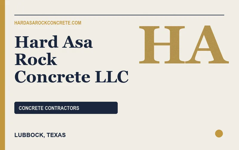 Hard Asa Rock Concrete Llc in Lubbock, Texas