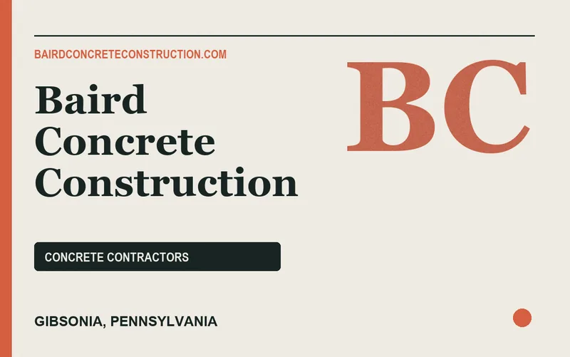 Baird Concrete Construction in Gibsonia, Pennsylvania