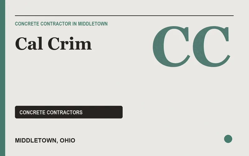 Cal Crim in Middletown, Ohio