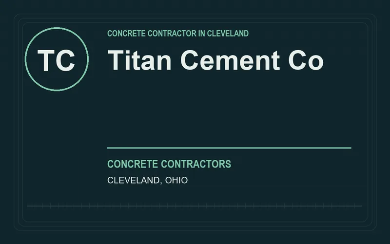 Titan Cement Co in Cleveland, Ohio