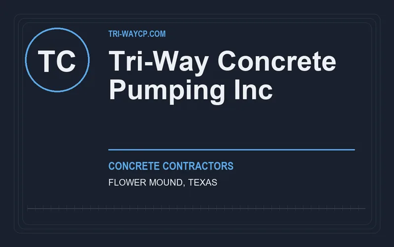 Tri-Way Concrete Pumping Inc in Flower Mound, Texas