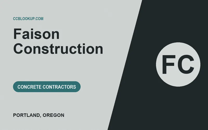 Faison Construction in Portland, Oregon
