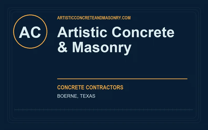 Artistic Concrete & Masonry in Boerne, Texas
