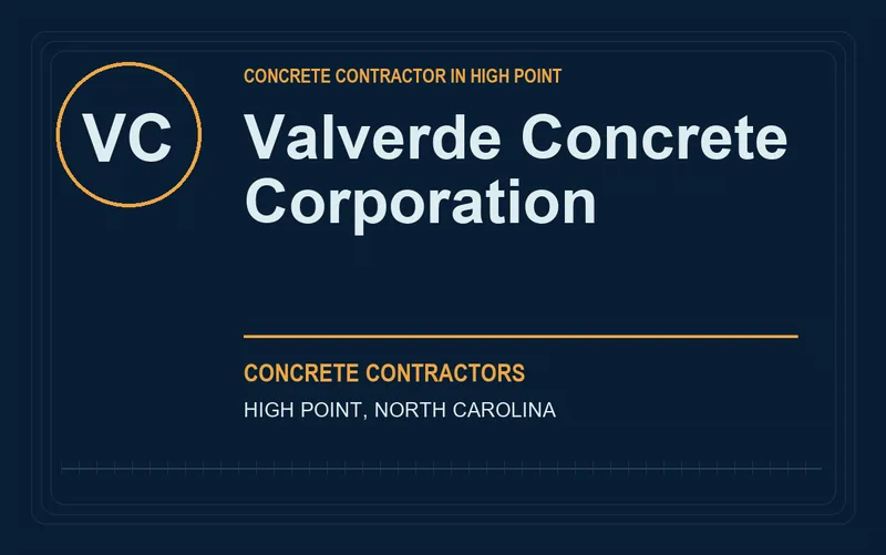 Valverde Concrete Corporation in High Point, North Carolina
