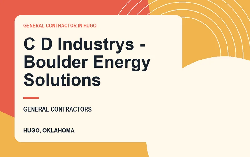 C D Industrys - Boulder Energy Solutions in Hugo, Oklahoma