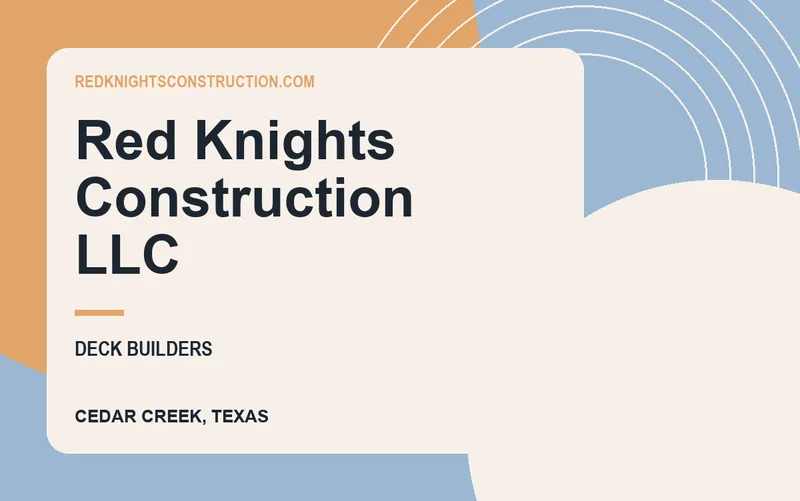 Red Knights Construction LLC in Cedar Creek, Texas