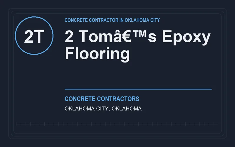 2 Tomâ€™s Epoxy Flooring in Oklahoma City, Oklahoma