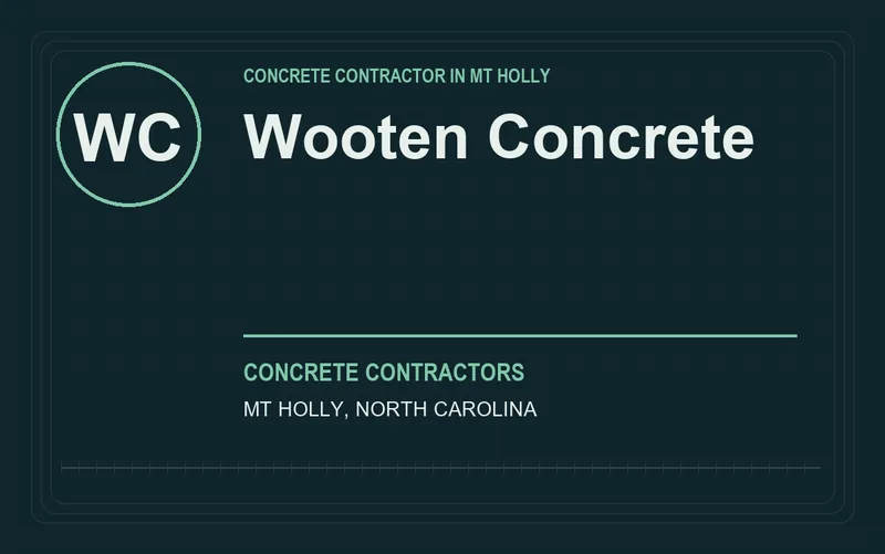 Wooten Concrete in Mt Holly, North Carolina