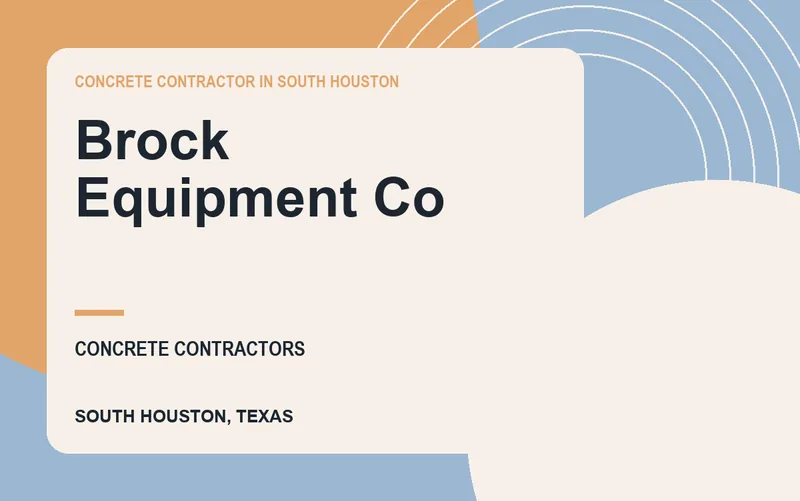 Brock Equipment Co in South Houston, Texas