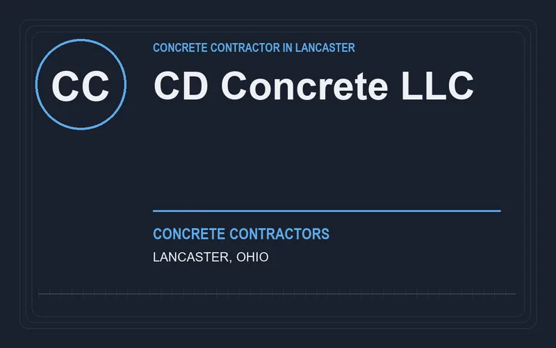 CD Concrete LLC in Lancaster, Ohio