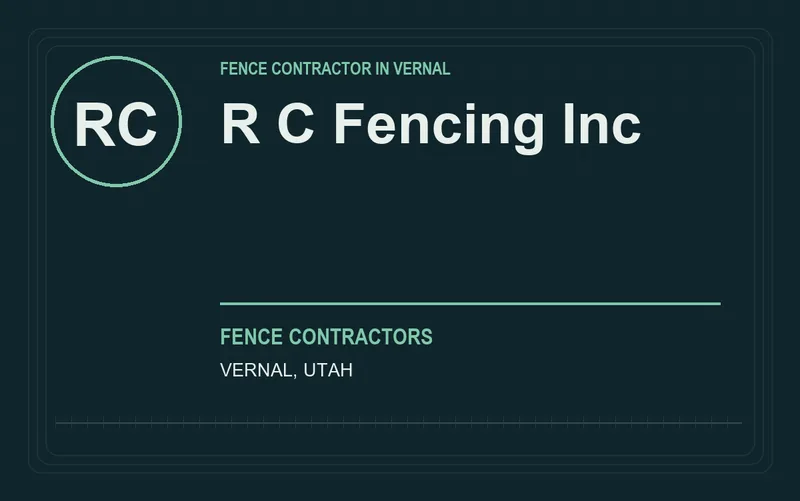 R C Fencing Inc in Vernal, Utah