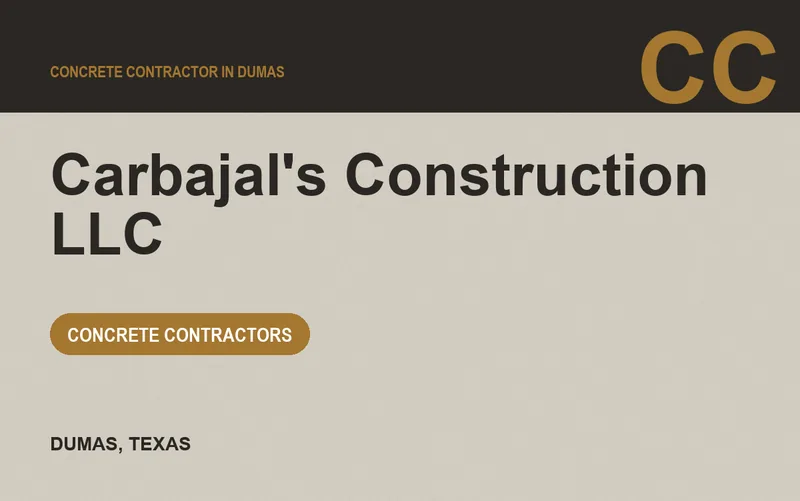 Carbajal's Construction LLC in Dumas, Texas