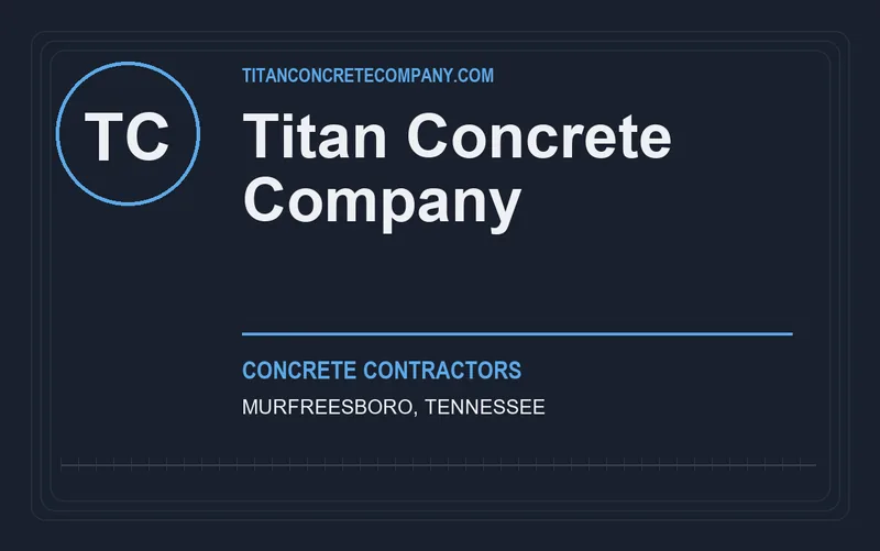 Titan Concrete Company in Murfreesboro, Tennessee