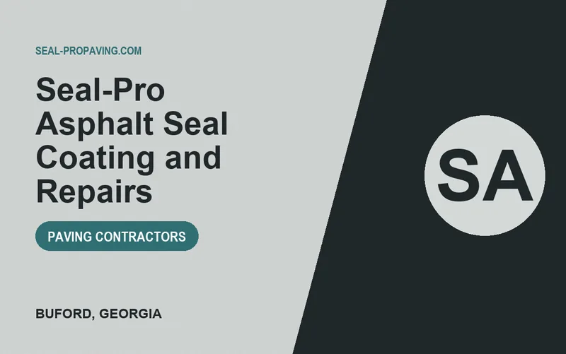 Seal-Pro Asphalt Seal Coating and Repairs in Buford, Georgia