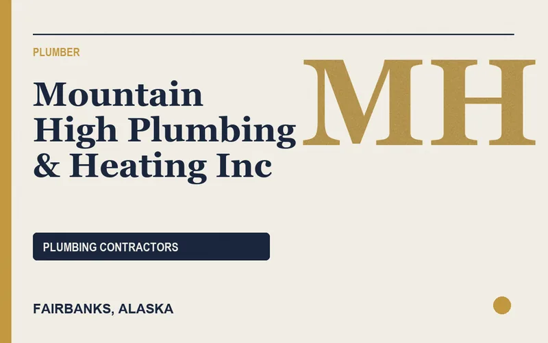 Mountain High Plumbing & Heating Inc in Fairbanks, Alaska