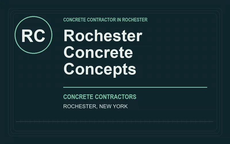 Rochester Concrete Concepts in Rochester, New York