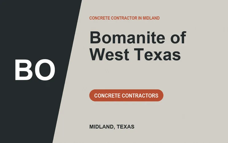 Bomanite of West Texas in Midland, Texas