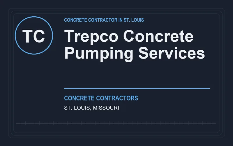 Trepco Concrete Pumping Services in St. Louis, Missouri