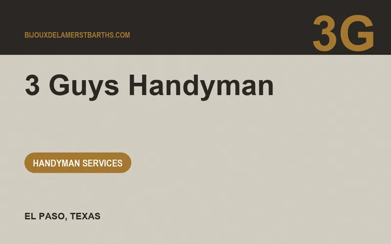 3 Guys Handyman in El Paso, Texas