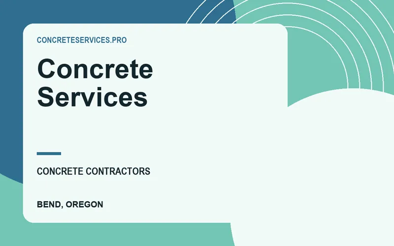 Concrete Services in Bend, Oregon