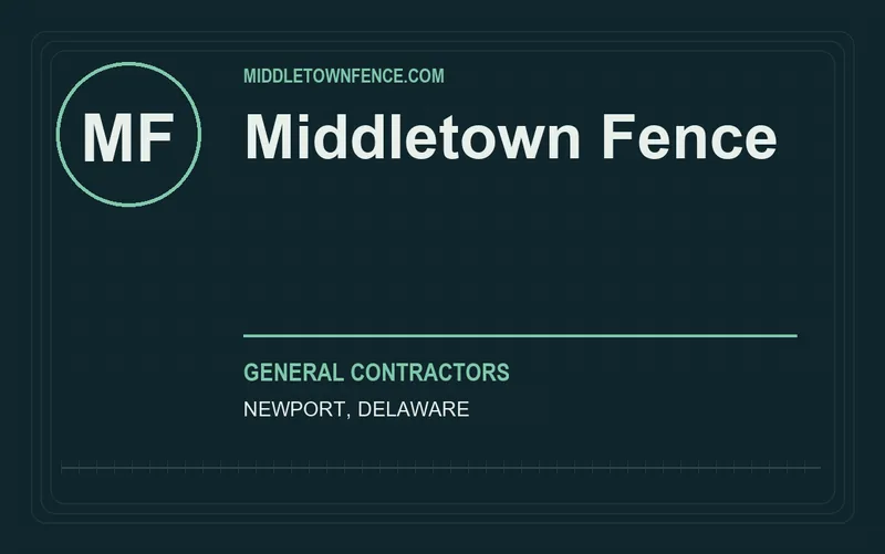 Middletown Fence in Newport, Delaware