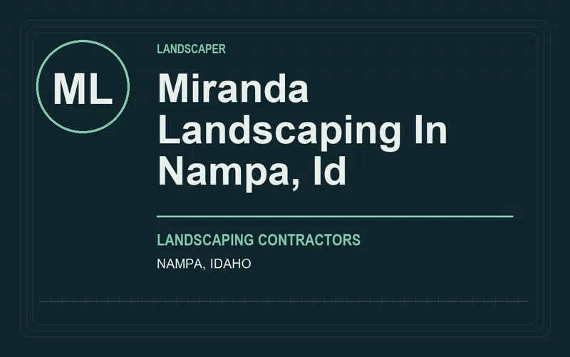 miranda landscaping in nampa, id in Nampa, Idaho