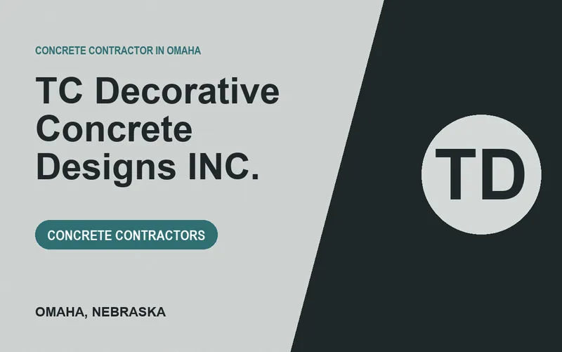 TC Decorative Concrete Designs INC. in Omaha, Nebraska