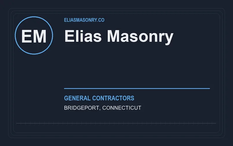 Elias Masonry in Bridgeport, Connecticut