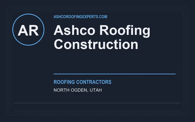 Ashco Roofing Construction in North Ogden, Utah