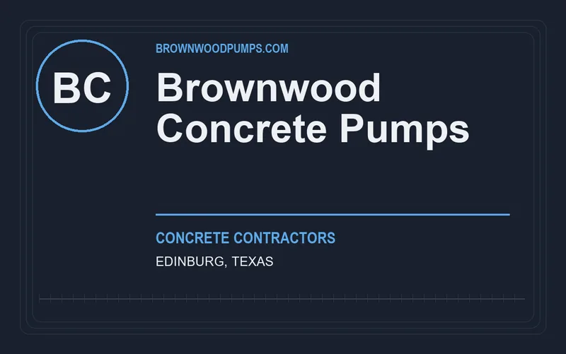 Brownwood Concrete Pumps in Edinburg, Texas