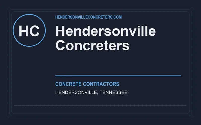 Hendersonville Concreters in Hendersonville, Tennessee