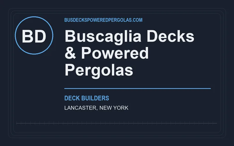Buscaglia Decks & Powered Pergolas in Lancaster, New York