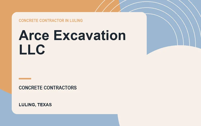 Arce Excavation LLC in Luling, Texas
