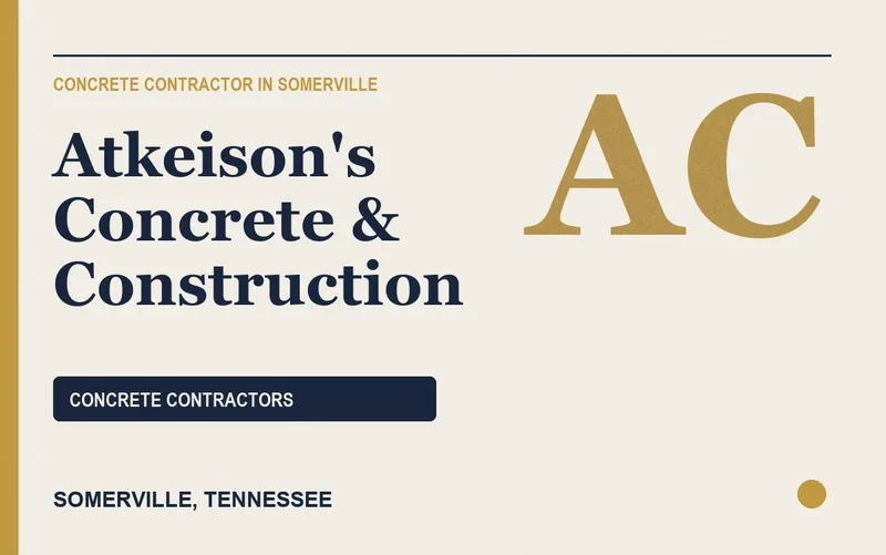 Atkeison's Concrete & Construction in Somerville, Tennessee