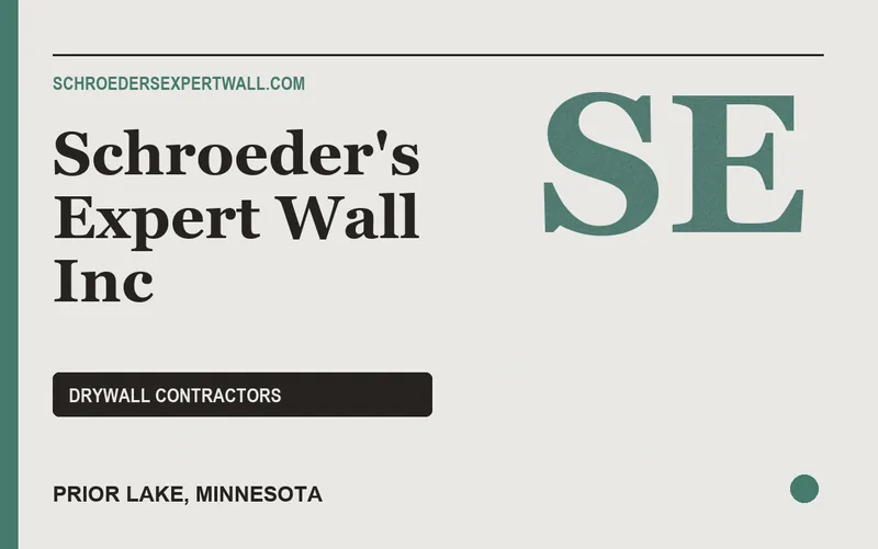 Schroeder's Expert Wall Inc in Prior Lake, Minnesota