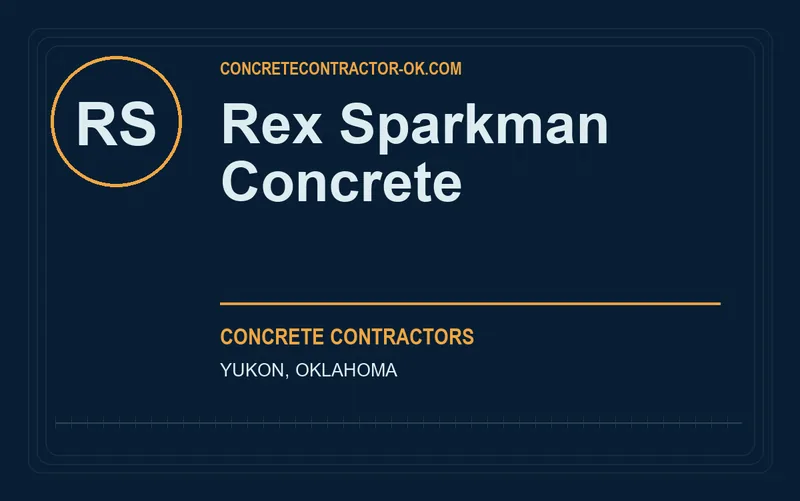 Rex Sparkman Concrete in Yukon, Oklahoma