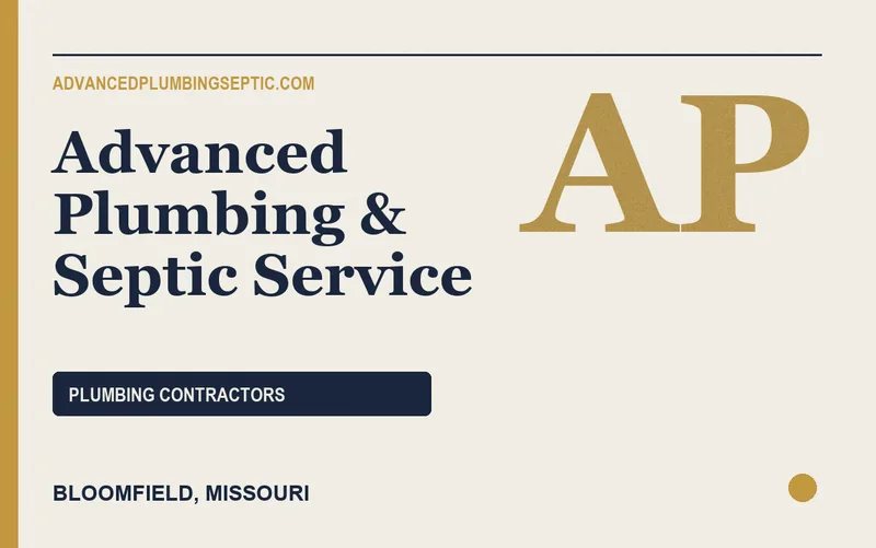 Advanced Plumbing & Septic Service in Bloomfield, Missouri