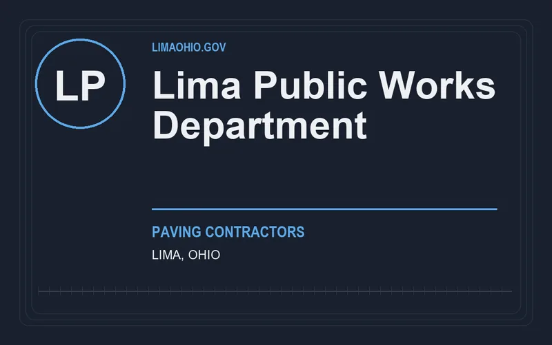 Lima Public Works Department in Lima, Ohio