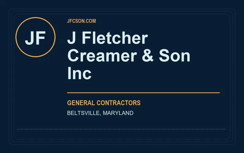 J Fletcher Creamer & Son Inc in Beltsville, Maryland