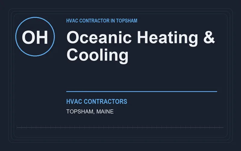 Oceanic Heating & Cooling in Topsham, Maine