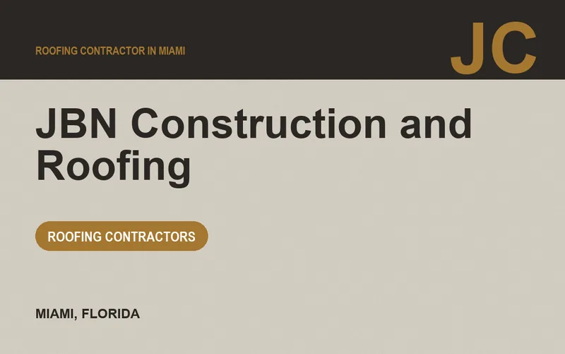 JBN Construction and Roofing in Miami, Florida