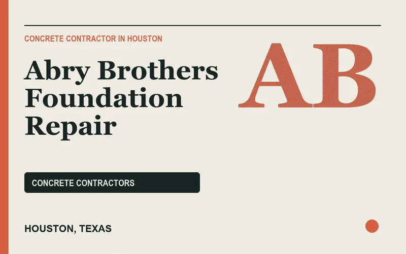 Abry Brothers Foundation Repair in Houston, Texas