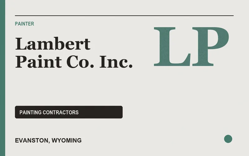 Lambert Paint Co. Inc. in Evanston, Wyoming