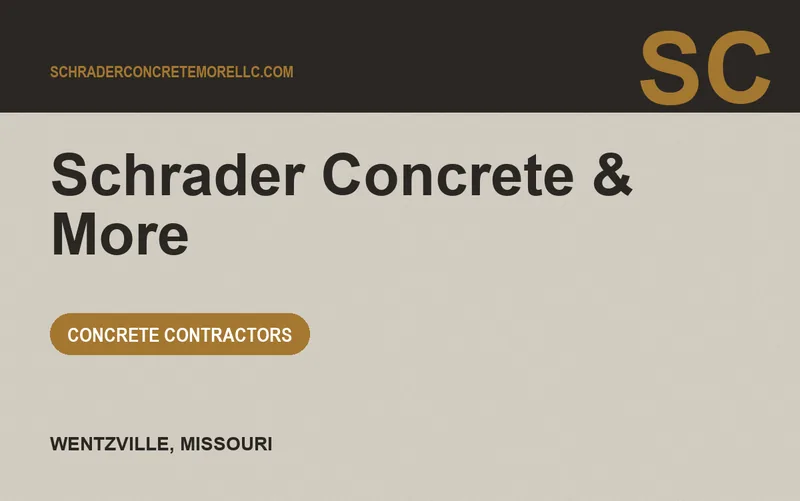 Schrader Concrete & More in Wentzville, Missouri