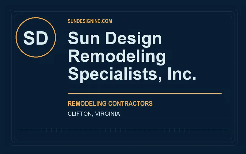 Sun Design Remodeling Specialists, Inc. in Clifton, Virginia