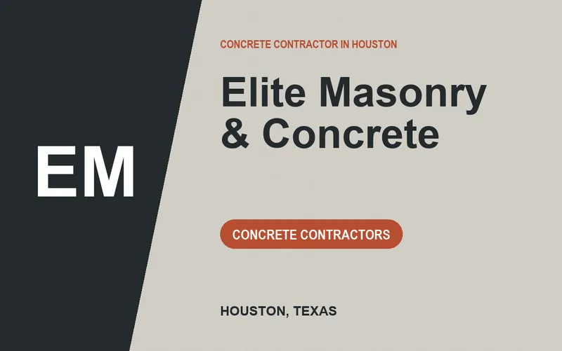 Elite Masonry & Concrete in Houston, Texas