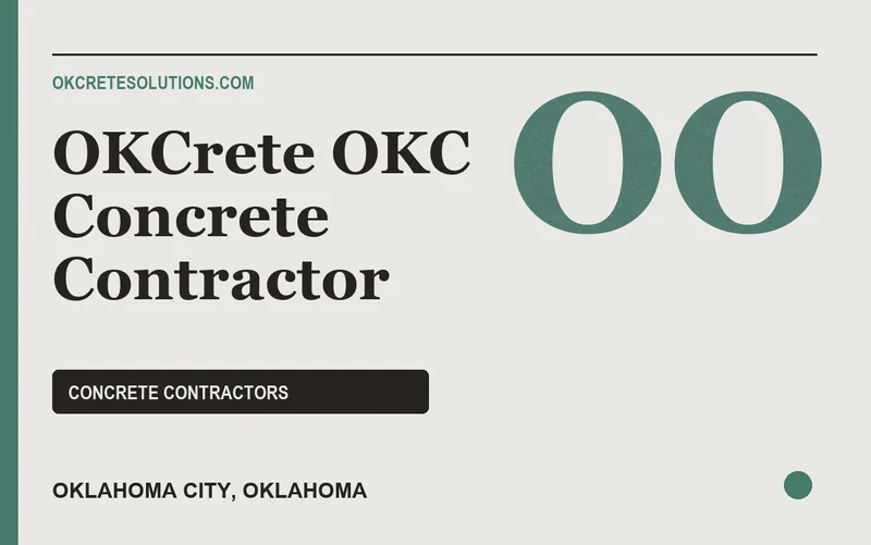 OKCrete OKC Concrete Contractor in Oklahoma City, Oklahoma